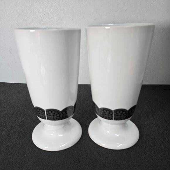 Pair of Oreo Ice Cream Glasses – Vintage Dessert Cups - Picture 2 of 8